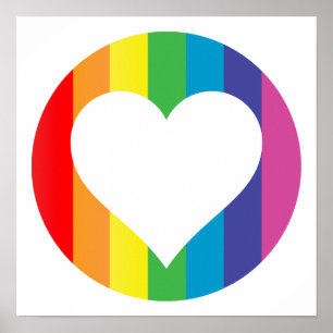 Pôster amor do arco-íris