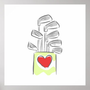 Pôster Amor do golfe
