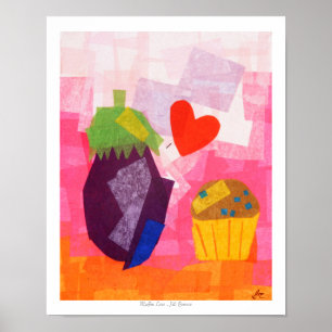 Poster Amor do muffin