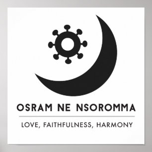 Pôster Amor do nsoromma do ne de Osram, fidelidade,