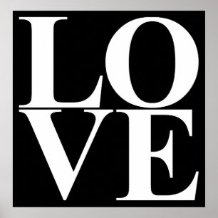Pôster AMOR do pop art
