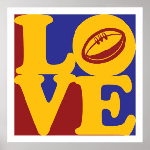 Pôster Amor do rugby
