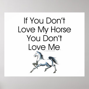 Pôster Amor do T meu cavalo