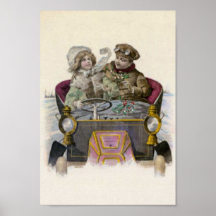 Poster Amor do vintage
