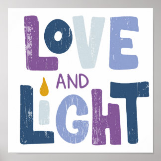 Poster Amor e Luz