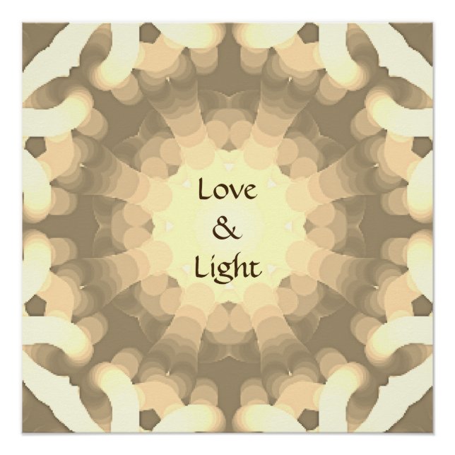 Pôster Amor e Luz (Frente)