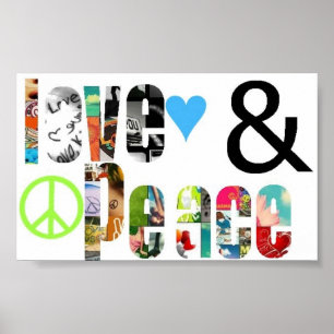 Pôster Amor e paz