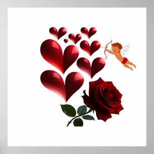 Poster Amor e Romance - Especial do Dia do Namorados