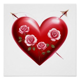 Pôster Amor e Romance - Especial do Dia do Namorados