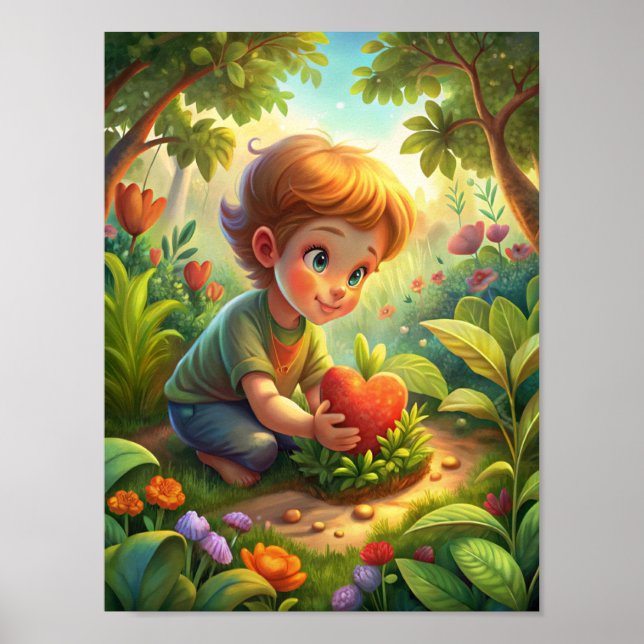 Poster "Amor em Bloom" (Frente)