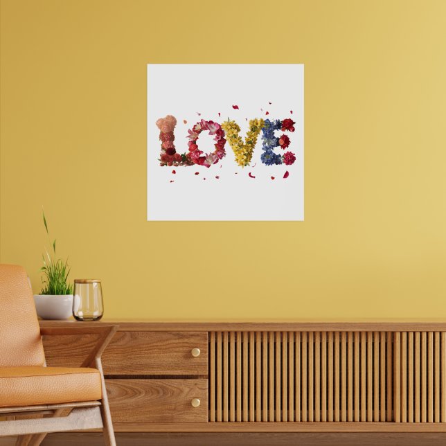 Poster Amor Em Flores (Sala de Estar 2)