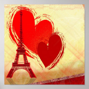 Poster Amor em Paris