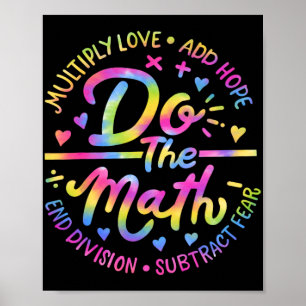 Poster Amor Esperança Medo Faz Teste De Matemática