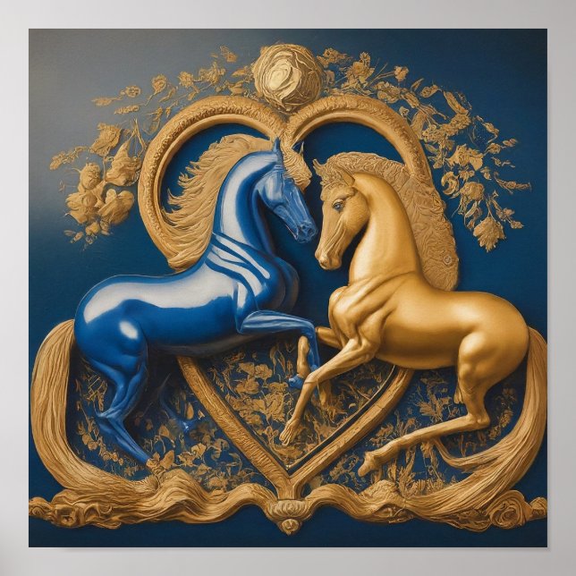 Poster Amor Eterno: Abraço Ouro (Frente)