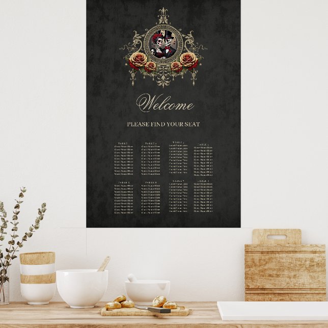 Poster Amor eterno na escuridão. (Cozinha)