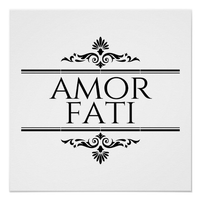 Pôster Amor Fati (Frente)