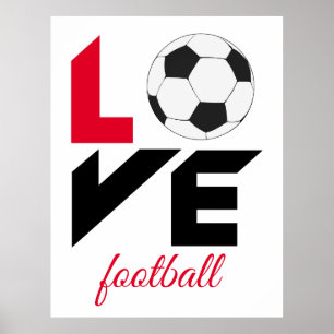 Poster Amor futebol