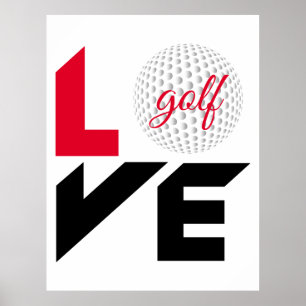 Poster Amor golfe