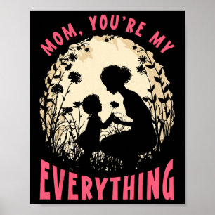 Poster Amor Mãe Dia das Mães Feminino, Dia dos Namorados