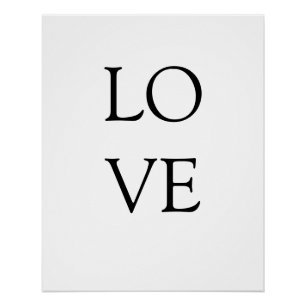 Pôster amor motivacional inspirador romântico simples mi