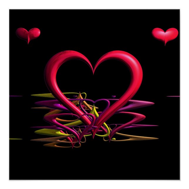 Pôster Amor na Escuridão Poster brilhante (Frente)