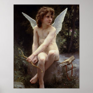 Poster Amor na vigia por William Bouguereau