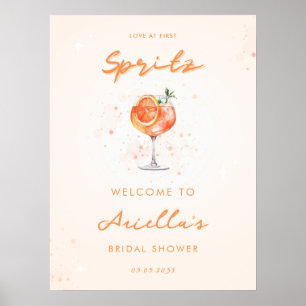 Poster Amor no Primeiro Sinal de Boas-vindas do Chá de pa