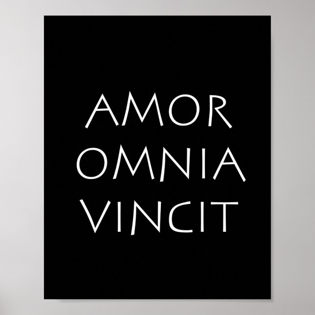 Poster Amor Omnia Vincit (Frente)