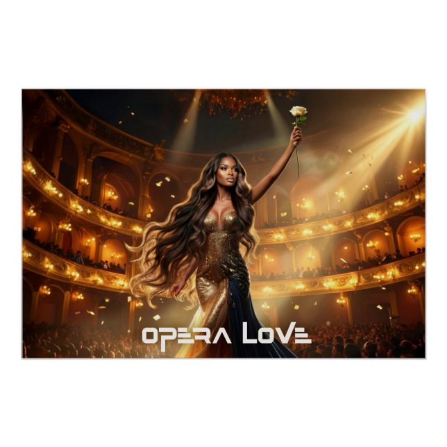 PÔSTER AMOR ÓPERA - DIVA (Frente)