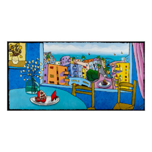 Pôster Amor para Tel Aviv, poster de Kis-Lev de Jonathan