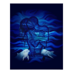Pôster Amor, Passion act - par com Dolphin pair