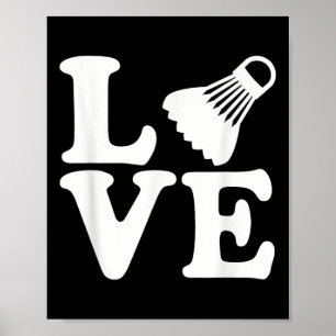 Poster Amor pelo Badminton 
