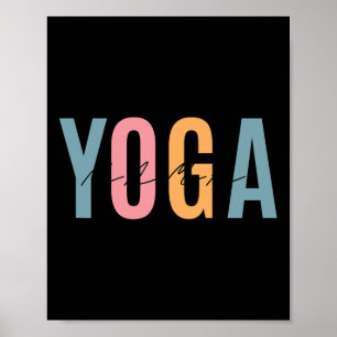 Poster Amor Pelo Yoga. Sendo Uma Mãe Yoga