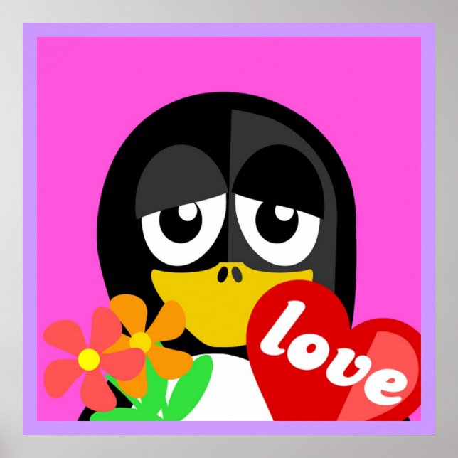 POSTER AMOR PENGUIN (Frente)