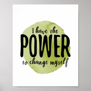 Poster amor próprio e ditados motivacionais para a aceit