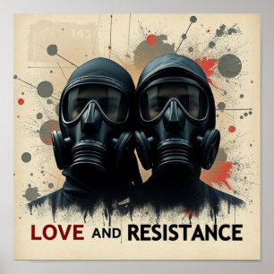 Poster AMOR & RESISTÊNCIA Moderno Gráfico 2