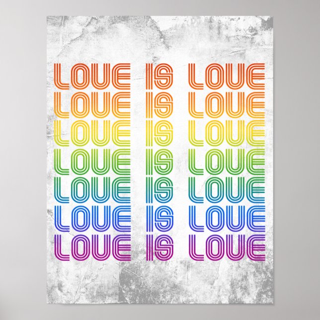 Poster Amor Retro é Amor (Frente)
