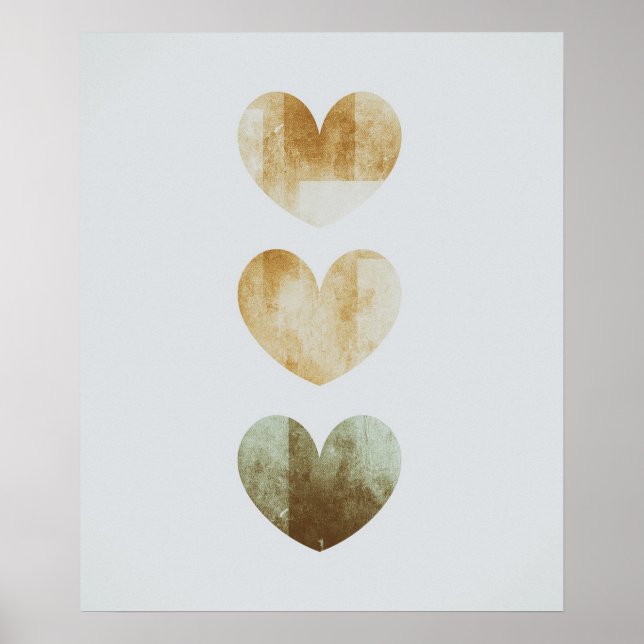 Poster Amor Simples Boho Desenha Estética Boho Chic Bohe (Frente)