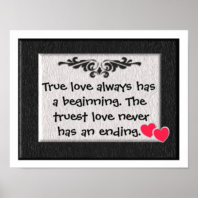 Poster Amor Verdadeiro (Frente)