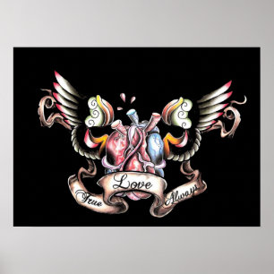 Pôster amor verdadeiro sempre