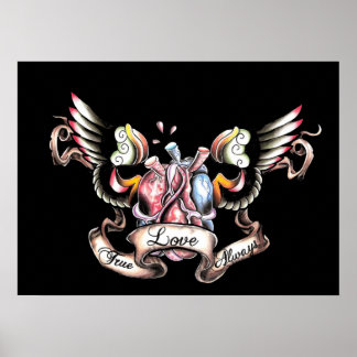 Pôster amor verdadeiro sempre