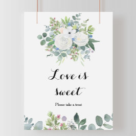 Poster Amor Verde Tropical de Eucalipto é Doce