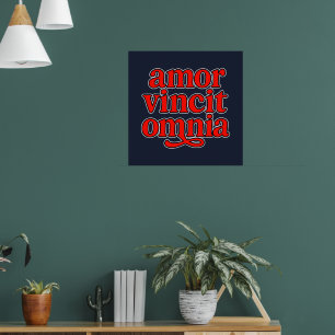 Poster Amor vincit omnia