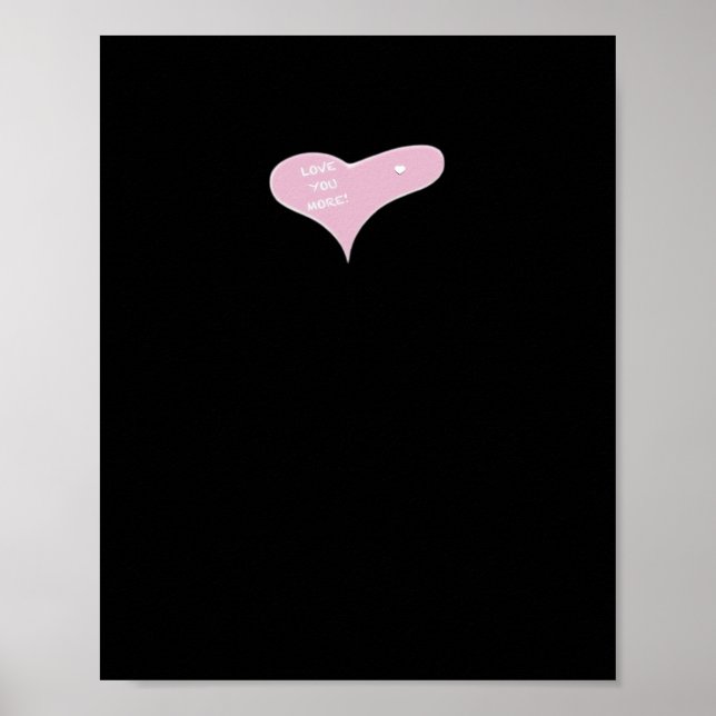 Poster Amor Você Mais Azul Look Moderno  (Frente)