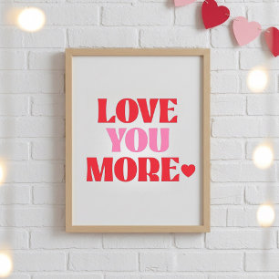 Poster Amor Você Mais Cute Amor de Valentim