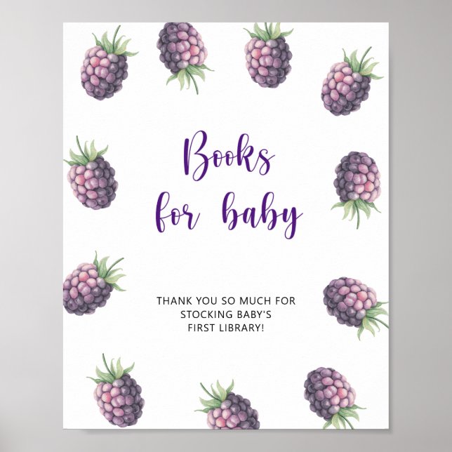 Poster Amora - livros para bebês (Frente)