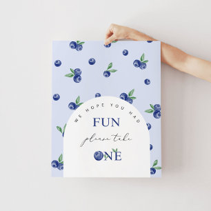 Poster Amorango de 1º aniversário Favor toma um