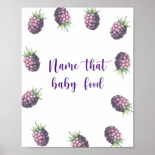 Poster Amoras - nome aquele alimento para bebês