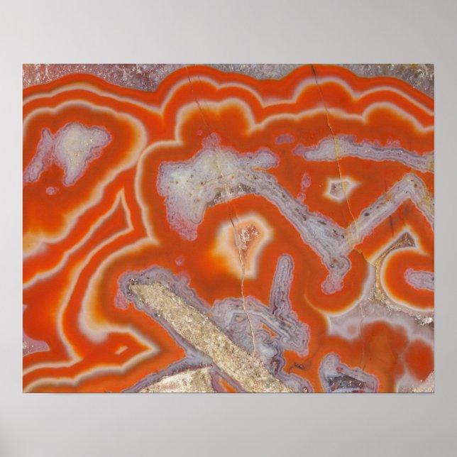 Pôster Amostra de agato (Frente)