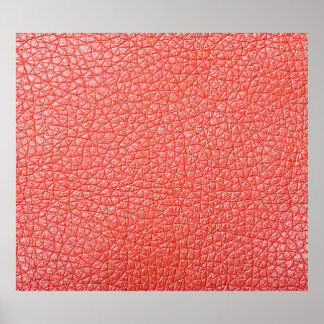 Poster Amostra de textureabstrac estofado de couro laranj